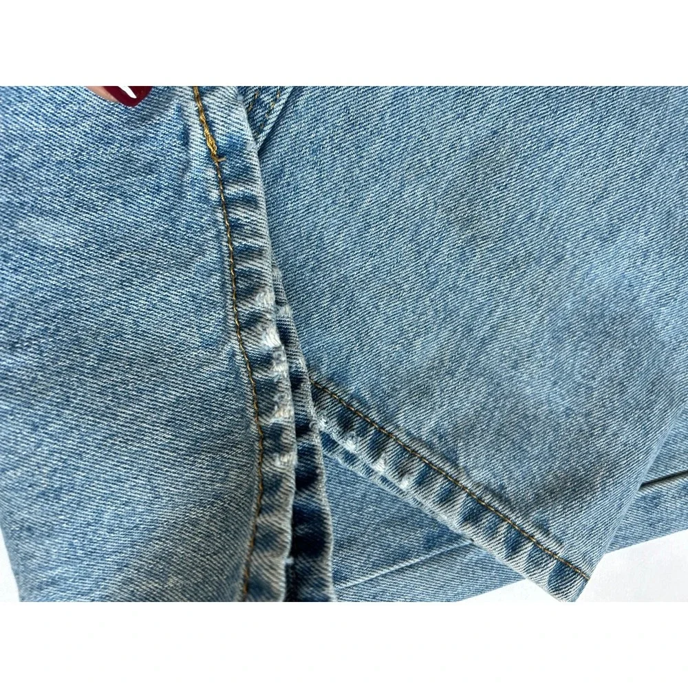 90's Levis 505 Denim Jeans Straight Leg Red Tab Five Pocket Blue Size 36 x 28.5